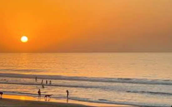 Beautiful Gambian Beach Sunset